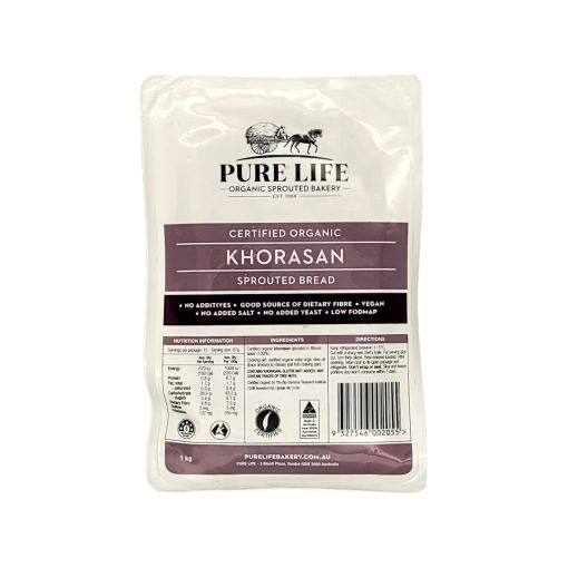 Pure Life Khorasan Sprouted Bread — 1kg