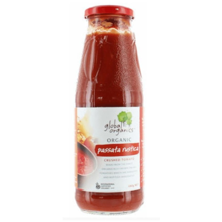Global Organics Tomato Passata Rustic Organic 680g