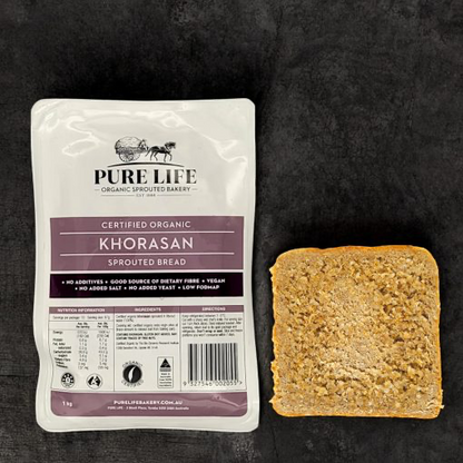 Pure Life Khorasan Sprouted Bread — 1kg