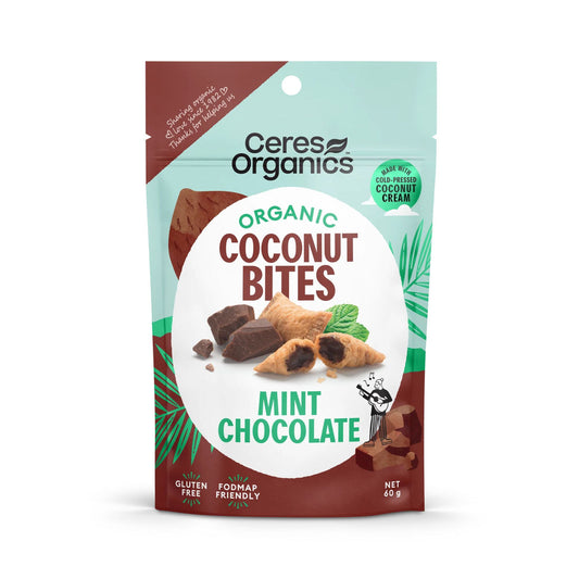 Ceres Organics Coconut Bites Mint Chocolate 60g