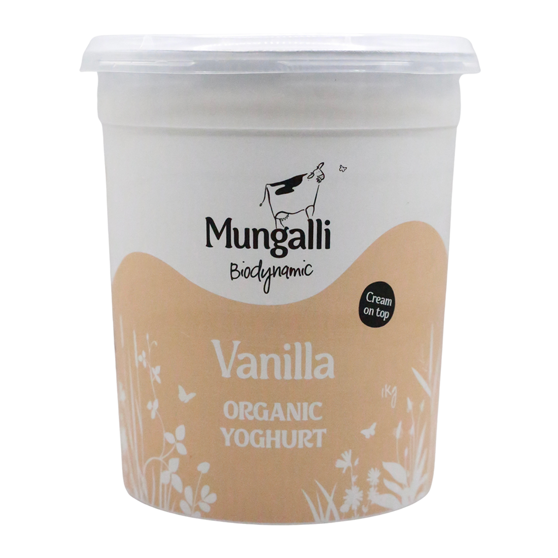 Mungalli Creek Dairy Organic Yogurt Vanilla 1kg