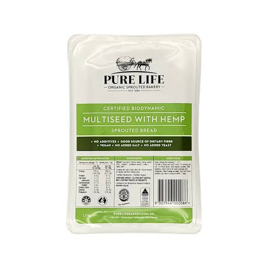Pure Life Sprouted Bread Multiseed w' Hemp