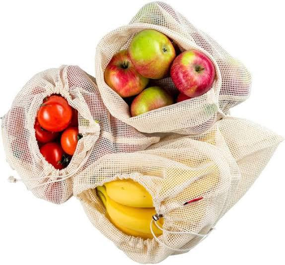 Eco 100% Cotton Produce Bags
